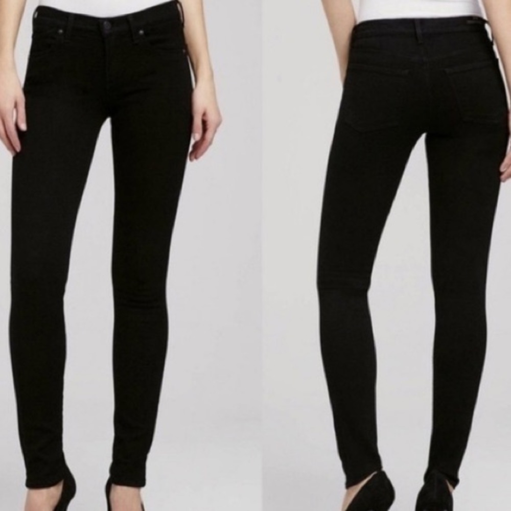 CITIZENS OF HUMANITY AVEDON BLACK SKINNY JEANS 26
